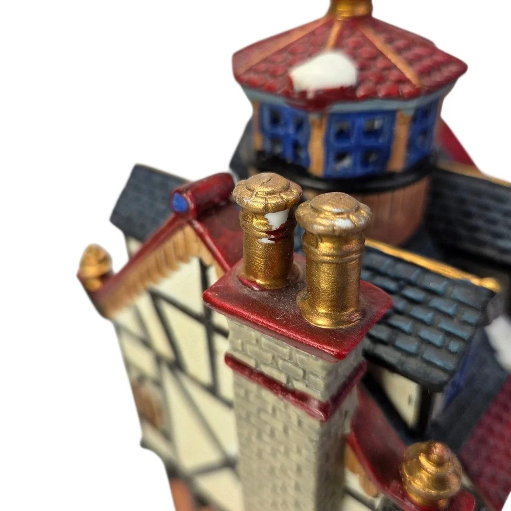 Lemax Yuletide Treasures Shoppe Shop Christmas Village Lit Members Club Box Read